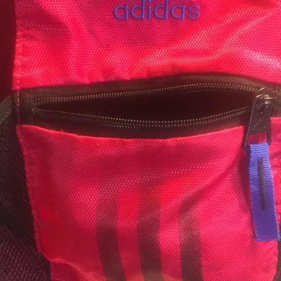 ADIDAS ALLIANCE II DRAWSTRING BACKPACK WITH ZIPPERED POCKET AND LARGE STORAGE - Picture 3 of 4